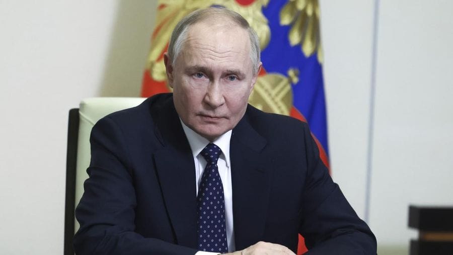 Foto: Presiden Rusia Vladimir Putin (AP/Mikhail Metzel)