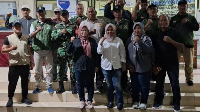 Tanggung Jawab Kita Bersama Sebagai Warga Negara, Kodim 0505/JT Gelar Patroli/Siskamling Bersama Komduk di Wilayah Kramatjati.