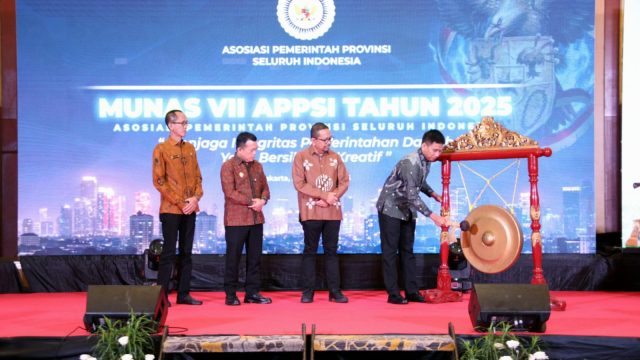 Buka Munas VII APPSI Tahun 2025, Wamendagri Wiyagus: Jaga Integritas Pemerintahan Daerah