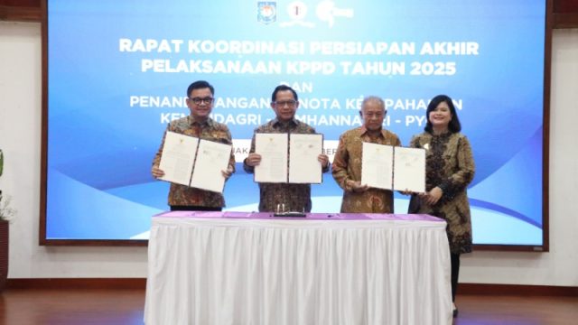 Tingkatkan Kompetensi Kepala Daerah, Mendagri Jalin Kesepakatan dengan Lemhannas dan PYC