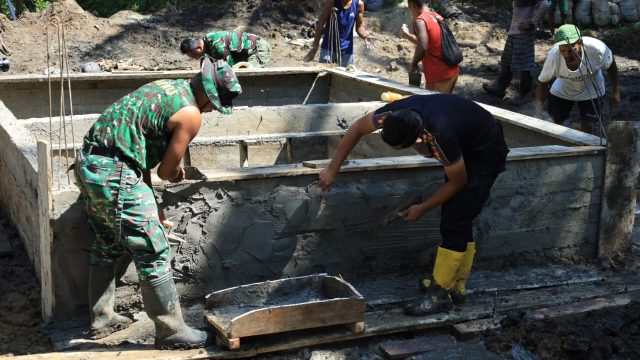 Satgas TMMD Kejar Target, Warga Desa Tagalaya Segera Nikmati Air Bersih Sebelum Penutupan