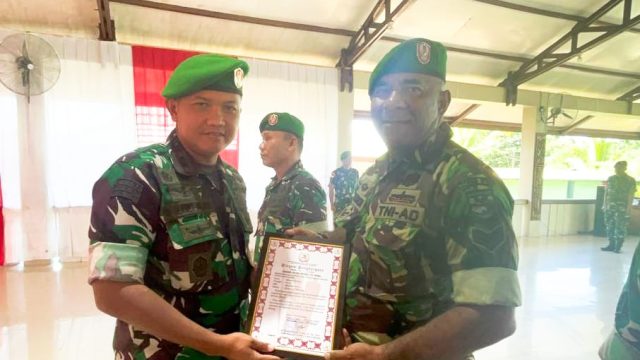 Dandim 1710/Mimika Pimpin Acara Tradisi Korps Pindah Satuan, Masuk Satuan dan Purna Tugas Personel Kodim 1710/Mimika