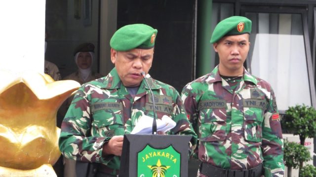 Pemuda Pemudi Bergerak, Indonesia Bersatu, Kodim 0505/JT Gelar Upacara Hari Sumpah Pemuda Tahun 2025.