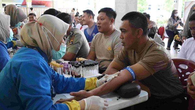 Jaga kesehatan personel, Polres Beltim Laksanakan Rikkes Berkala 2026