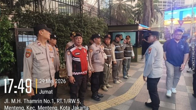 Apel Pengamanan Perayaan Hari Waisak di Bundaran HI, 165 Personel Gabungan Disiagakan
