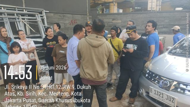 Polsek Metro Menteng Gerak Cepat Mediasi Keluhan Warga Terkait Proyek di Jalan KH Wahid Hasyim