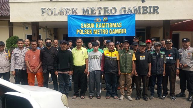 Polsek Metro Gambir Perkuat Sinergi Warga Lewat Apel dan Silaturahmi Sabuk Kamtibmas