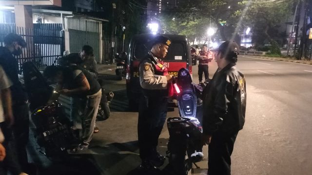 Perketat Operasi Cipta Kondisi Statsioner Polsek Sawah Besar Amankan Sejumlah Kendaraan Tanpa Dokumen