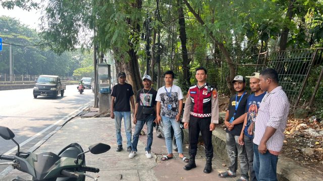 Polsek Sawah Besar Tindak Lanjuti Laporan 110″ Terkait Debt Collector di Gunung Sahari Raya