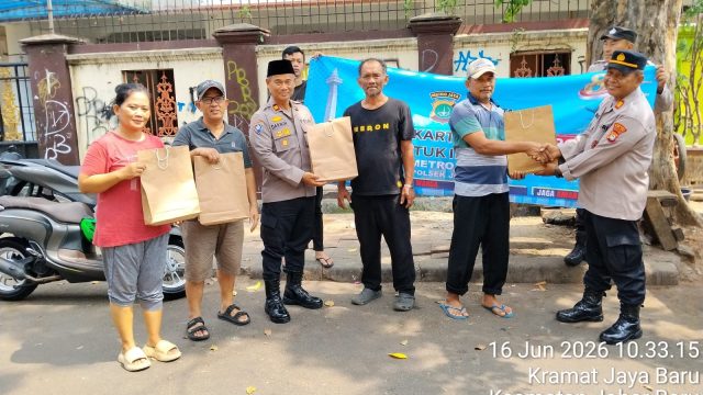 Jaga Jakarta On The Spot untuk Indonesia, Polsek Johar Baru Perkuat Sinergi dengan Warga