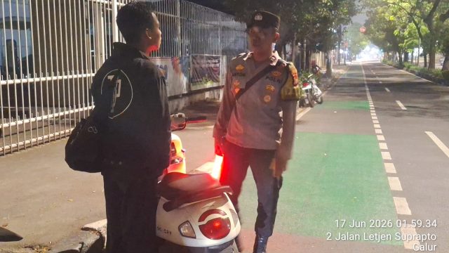 Operasi Cipta Kondisi Dini Hari, Polsek Johar Baru Persempit Ruang Gerak Pelaku Kejahatan Jalanan
