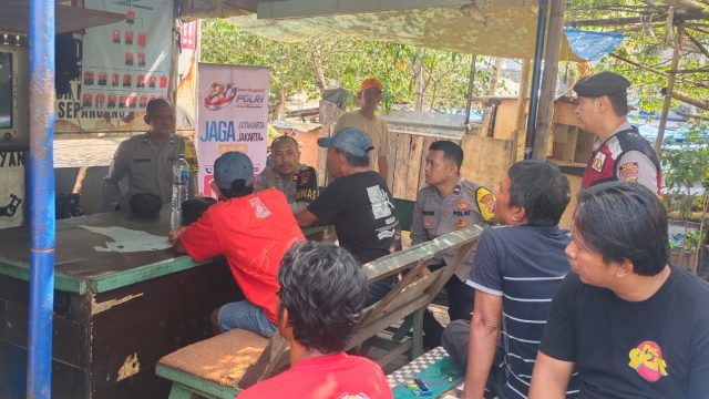 Polres Pelabuhan Tanjung Priok Gelar Jaga Jakarta On The Spot Bersama Nelayan Tradisional Kalibaru untuk Perkuat Kamtibmas