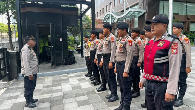 Polri Siagakan 31 Personel Amankan Aksi Unjuk Rasa di Kantor Pusat Bank BRI