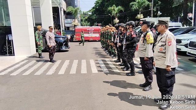 Polsek Metro Menteng Kerahkan 51 Personel, Pengamanan Aksi Mahasiswa di Kantor BGN Kebon Sirih Diperketat