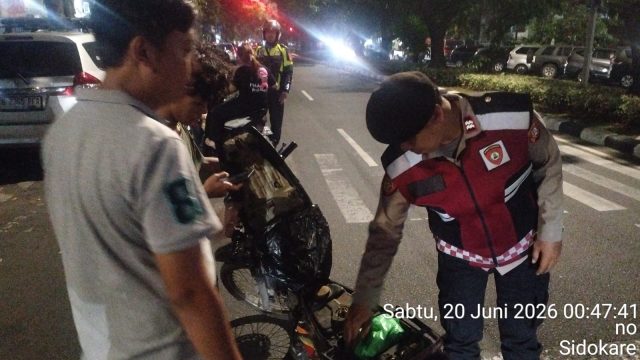 Polsek Senen Gelar Operasi Cipta Kondisi, Satu Motor Tanpa Surat Diamankan