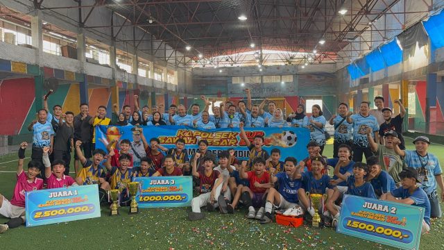 Penutupan Kapolsek Cup 2026 Sukses, Remaja Sawah Besar Tunjukkan Sportivitas dan Kekompakan