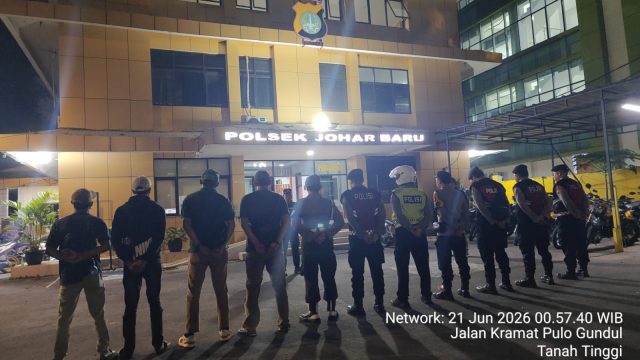 Kanit Binmas Pimpin Apel Operasi Cipta Kondisi, Polsek Johar Baru Perkuat Antisipasi Begal dan Kejahatan Jalanan