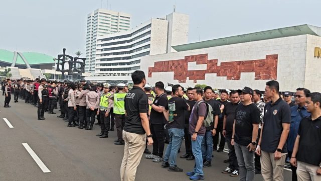 1.441 Personel Gabungan Disiagakan Amankan Aksi Penyampaian Aspirasi di DPR/MPR
