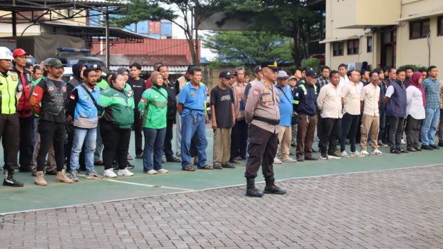 Perkuat Sinergitas, Polres Priok, Gelar JJOS Apel Gabungan Bersama Sabuk Kamtibmas