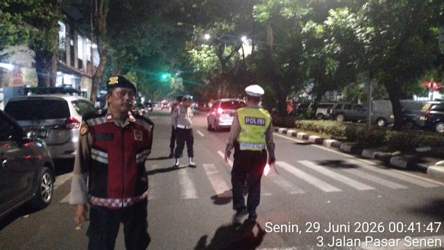 Polsek Senen Gelar Operasi Cipta Kondisi di Kawasan Stasiun Senen, Hasil Razia Nihil Pelanggaran
