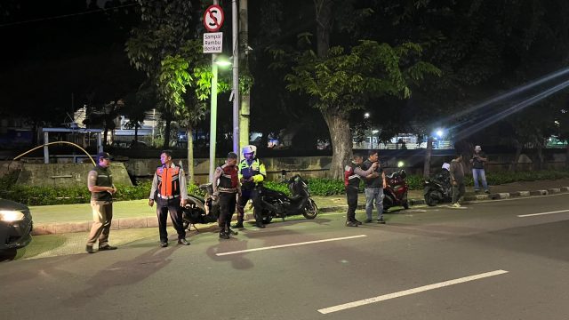 Strong Poin Polsek Sawah Besar Di Perkuat Sabuk Kamtibmas Dan Tiga Pilar” Cegah Kejahatan Malam Hari