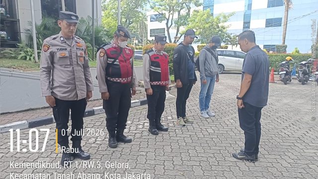 Apel Pengamanan Kegiatan International Association of Police Academies (INTERPA) 29th Executive Board Meeting di ARTOTEL Senayan