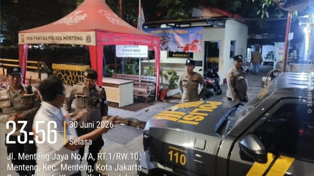 Polsek Metro Menteng Perkuat Patroli Perbatasan, Antisipasi Tawuran dan Kejahatan Malam