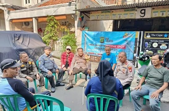 Sinergi Polisi dan Warga, Jaga Jakarta On The Spot Hadir di Cempaka Putih Barat
