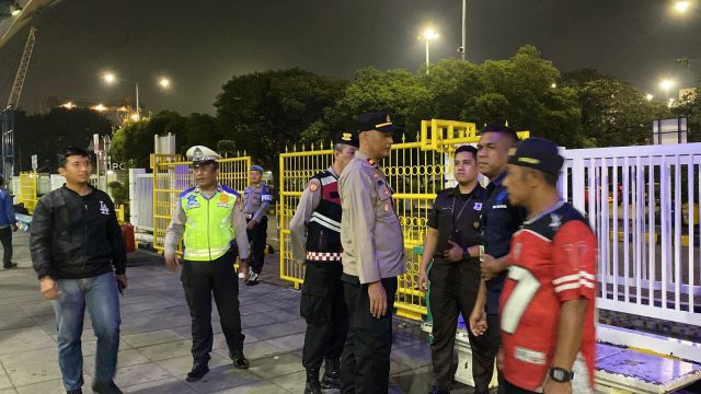 Patroli Cipta Kondisi JJOS, Polres Pelabuhan Tanjung Priok Perketat Pengamanan Kawasan Pelabuhan Demi Antisipasi Gangguan Kamtibmas