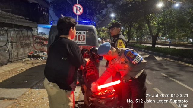 Jaga Rasa Aman Masyarakat, Polsek Johar Baru Intensifkan Operasi Cipta Kondisi Antisipasi Begal dan Kejahatan Jalanan
