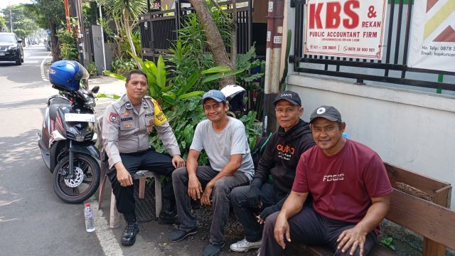 Polsek Senen Ajak Warga Kwitang Perkuat Sinergi Jaga Keamanan Lingkungan