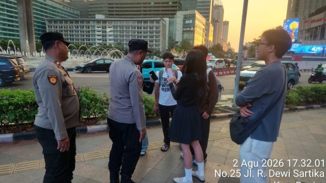 Patroli Jalan Kaki Polsek Metro Menteng, Benteng Keamanan di Pusat Ibu Kota